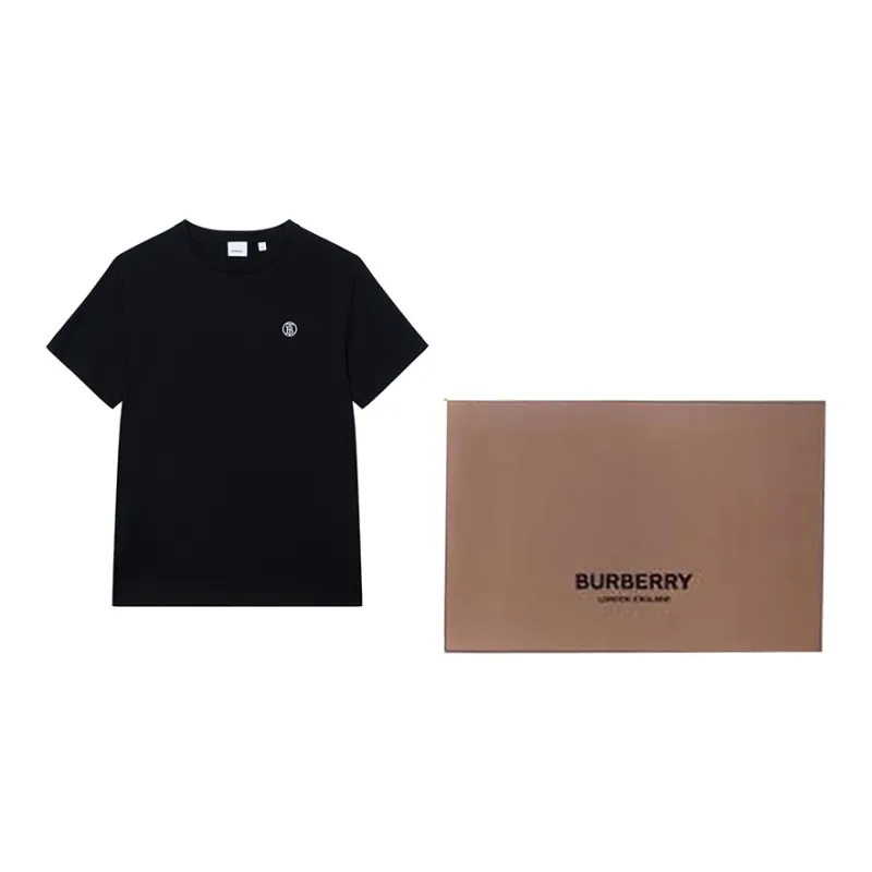 Burberry Monogram Motif Cotton T shirt-3