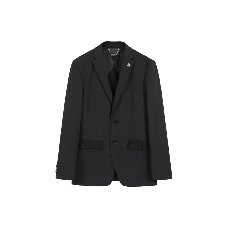 DAVID NAMAN Business Suit Men's Black-0