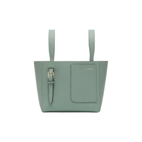 Valextra Patch Pocket Zip Up Mini Tote Bag