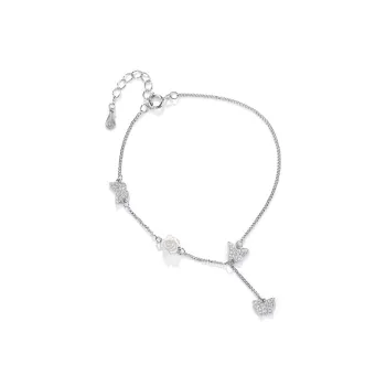 CLARKIA FLOWER S925 Silver Bracelets Women's