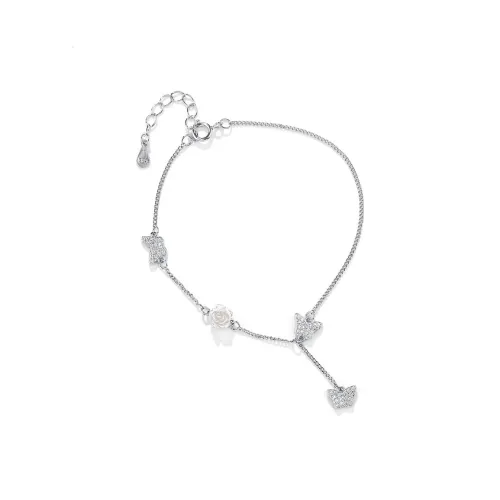 CLARKIA FLOWER S925 Silver Bracelets Women's