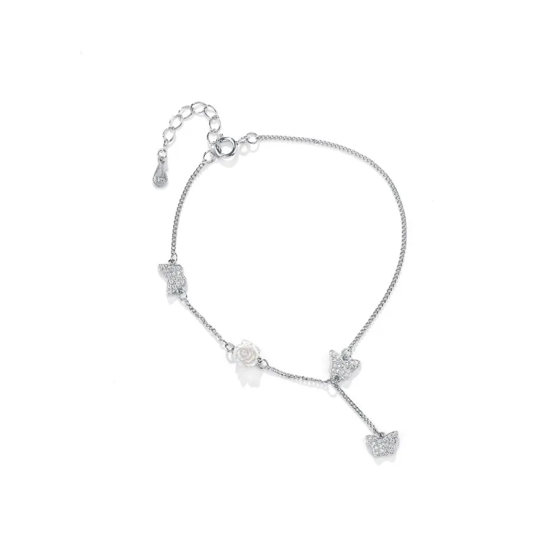 CLARKIA FLOWER S925 Silver Bracelets Women's-0