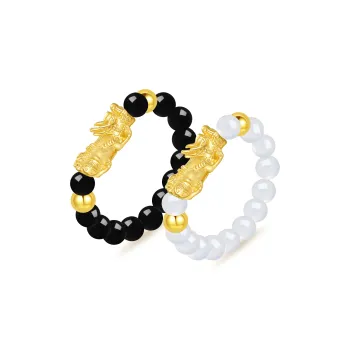 Master Kim Agate Gold Ring Unisex
