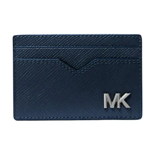MICHAEL KORS Edison Scratch Resistant Crossgrain Leather Card Case