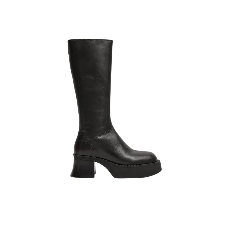 MIISTA Alba Ankle Boots 6cm Women's Black Brown-1