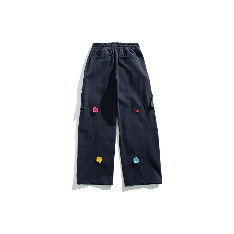 TIRED Cargo Pants Unisex Navy Blue-1