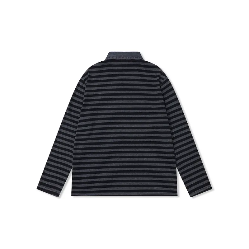 YUZHAOLIN Preppy Style Couple Undershirt Top Unisex-3