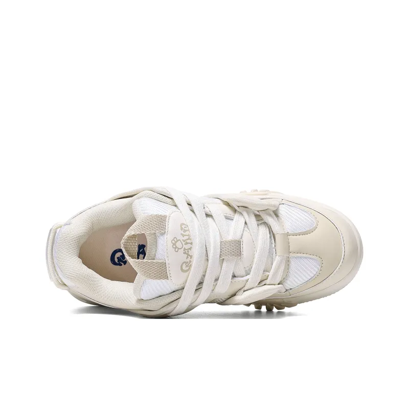 Q-AND Coverage Slip-Resistant Breathable Low-Top Skateboard Shoes Unisex-3