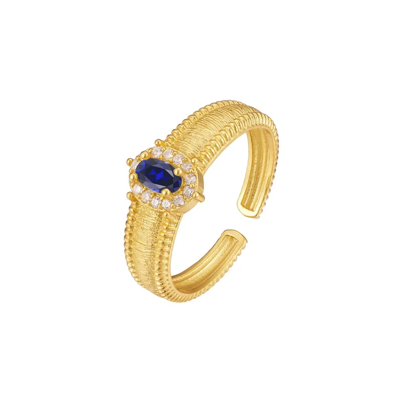 YINGNIXINDONG 925 Sterling Silver Rings Women's-5
