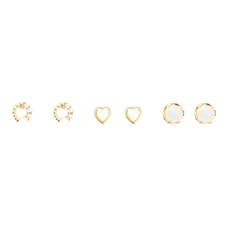 QIANFANGDAHUANGYE Alloy Stud Earrings Women's-0