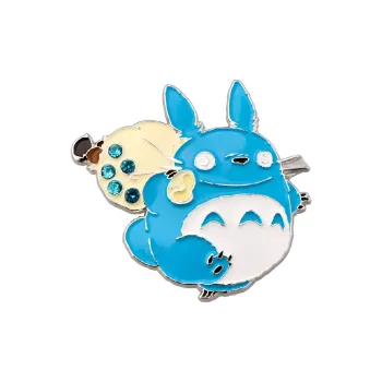 XIANGZIGONGHEGUO Metal Badge, Dragon Cat Ghibli Anime Merchandise, Studio Ghibli Badges