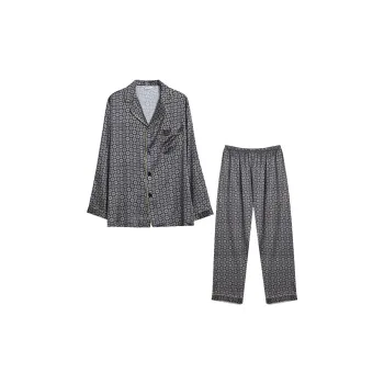 EFUTON Pajama Set Men's Salty Green