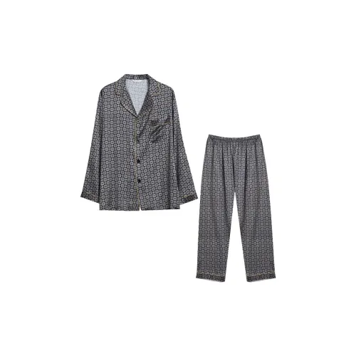 EFUTON Pajama Set Men's Salty Green