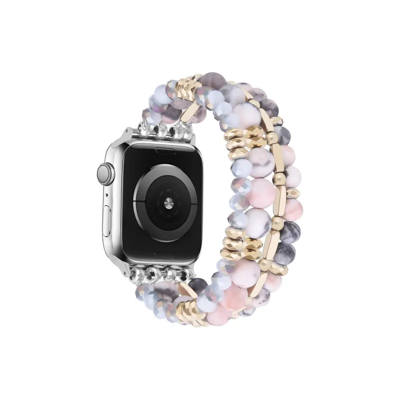 Vobafe Watch Bands Apple Compatibility 142-145mm Stainless Steel Metal Unisex-7