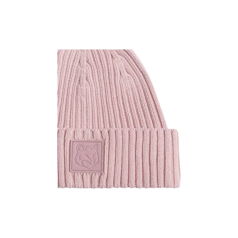Maison Kitsune Logo patch Beanie-1