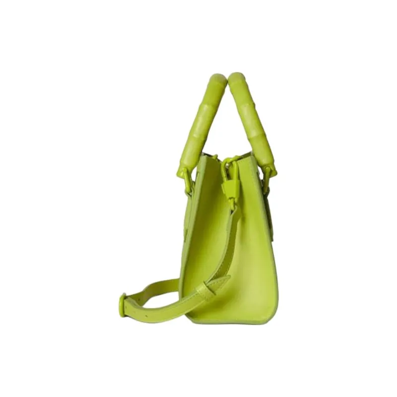 GUCCI Diana Leather Tote Bag, Shopping Bag, One Shoulder Handbag Mini Women's Green-2