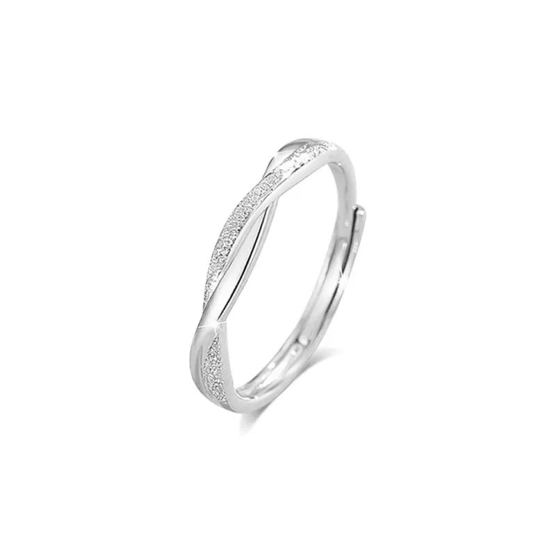BLANK IN BLANK Sterling Silver Rings Unisex-10