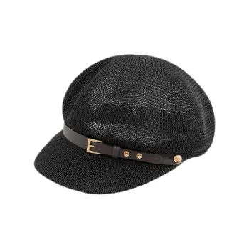MINGYUANDAILI Polyester Octagonal Cap Women's