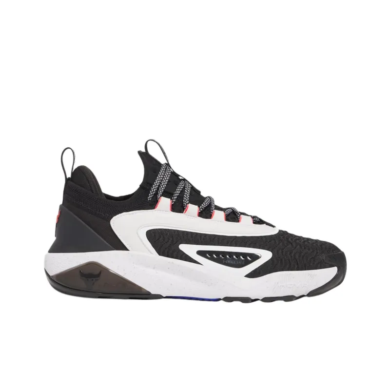 Under Armour Anti Slip Wear Resistant Low Top Training Shoes Men's Black White-1