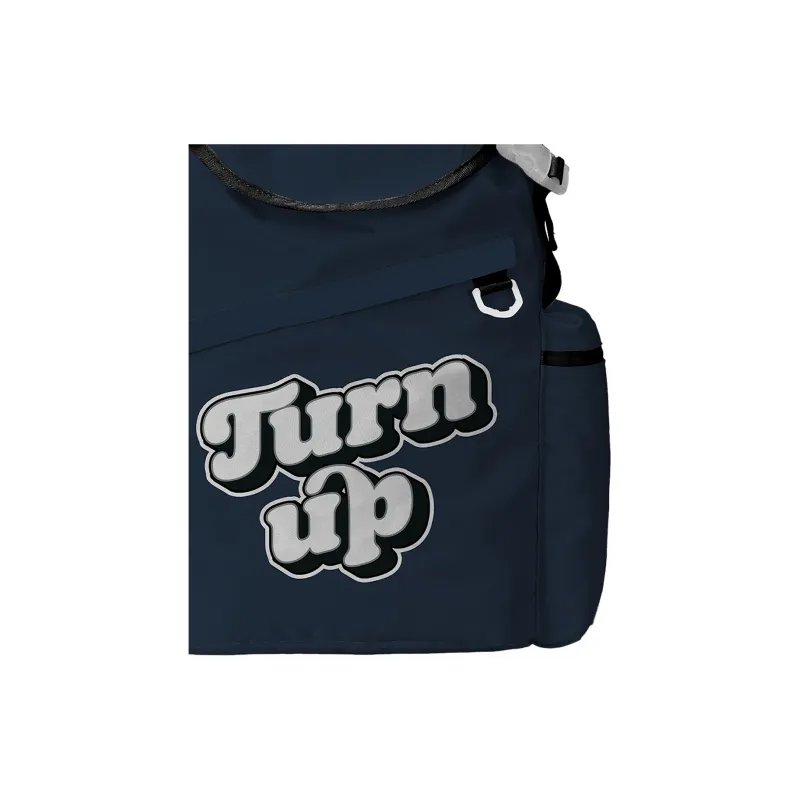 TURN UP Polyester Backpack Regular Unisex Blue-4