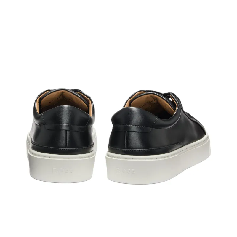 HUGO BOSS Low Top Skateboard Shoes Men's Black-2