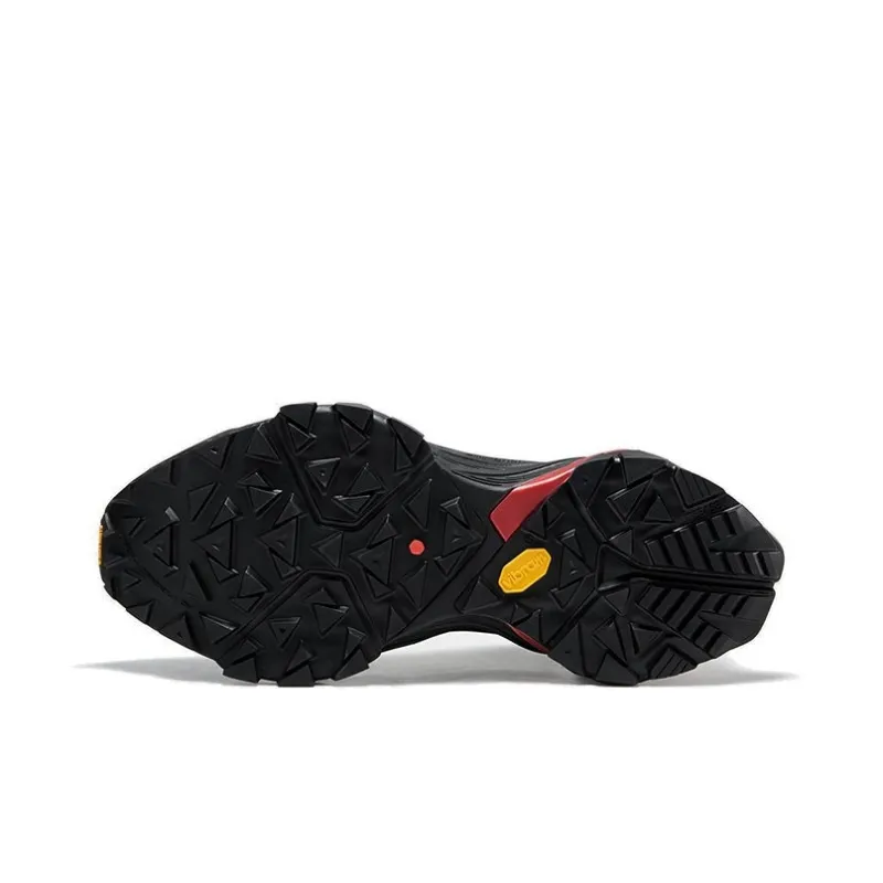 KAILAS FUGA Slip Resistant, Abrasion Resistant, Breathable, Lightweight Low Top Trail Running Shoes Women's Black Red-4