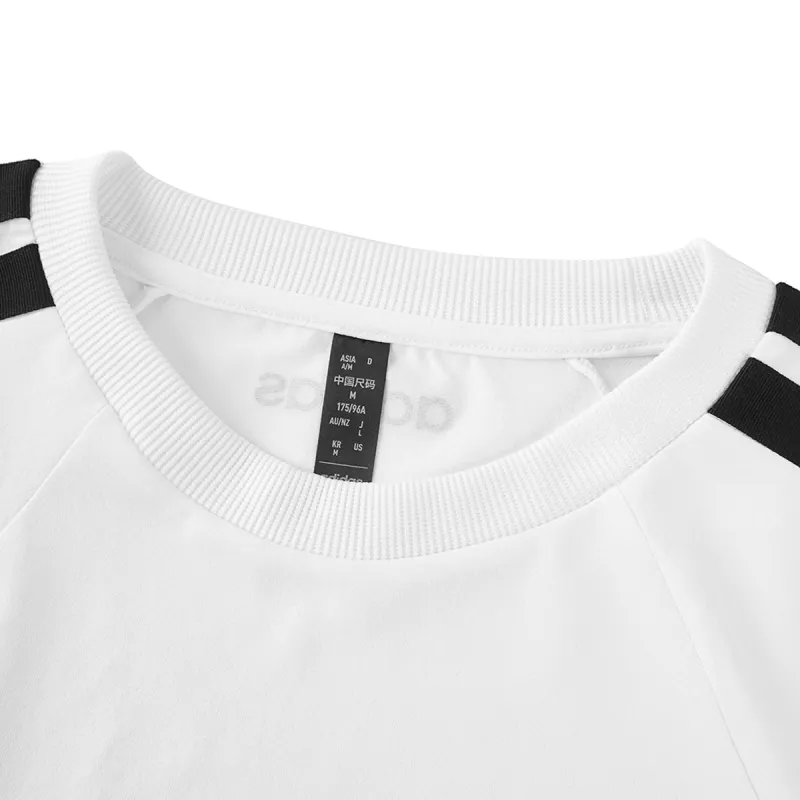 Adidas 3 Stripes T Shirt Men's White-3