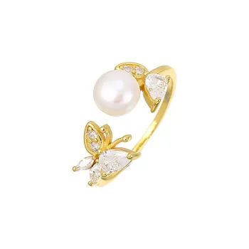 Love Pearl Rings Women's