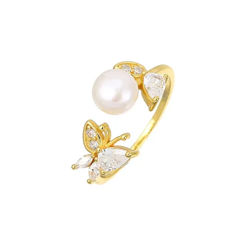 Love Pearl Rings Women's