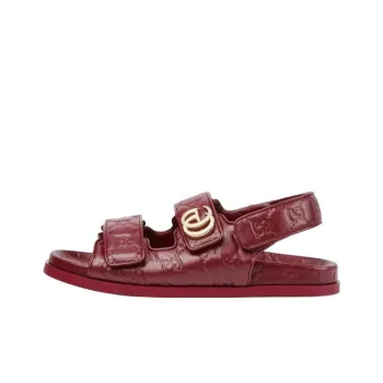 GUCCI One Strap Sandals Women's Red