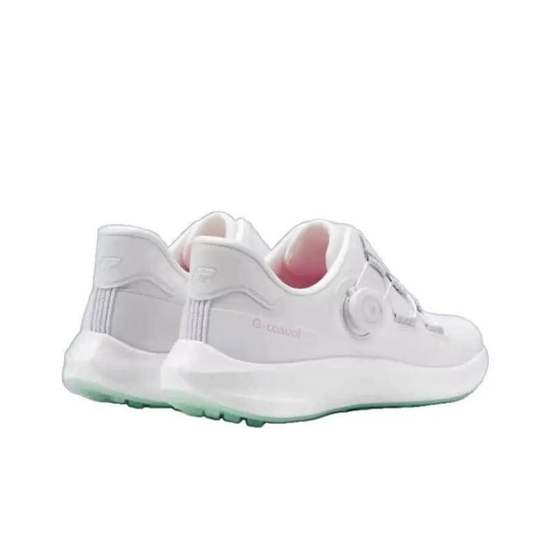 SOUTHPORT Cushioned Slip-Resistant Coverage Low-Top Golf Shoes Women's White-2