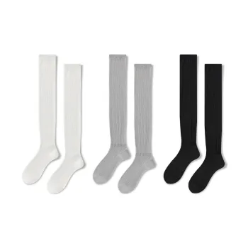 JIAZINI Knee High Socks Women's Combo Set