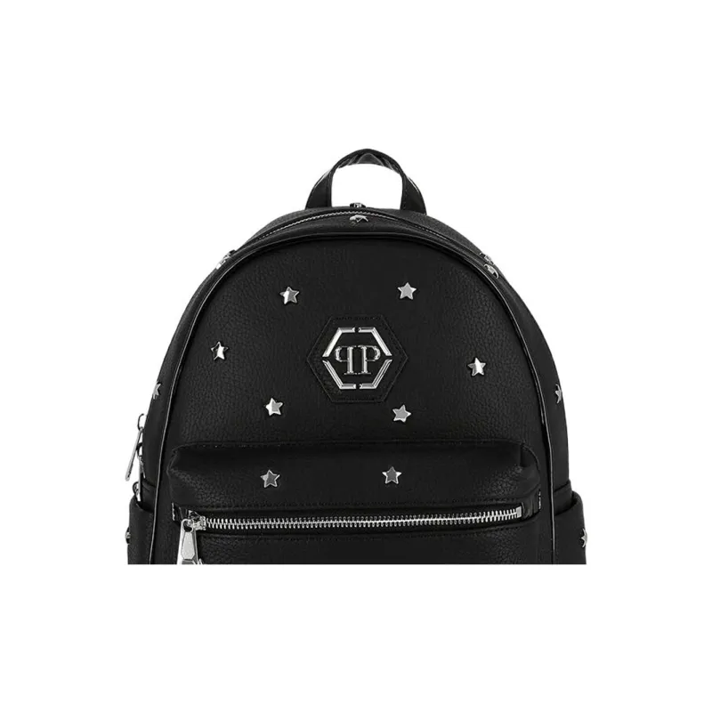 PHILIPP PLEIN Polyester Backpack Unisex Black-3