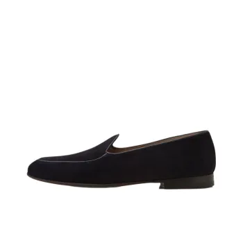 MANOLO BLAHNIK Modena Loafers Men's Marine Blue