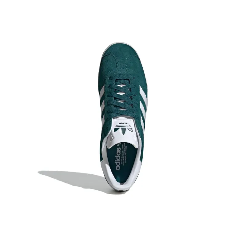 Adidas Gazelle Mystery Green Cloud White Gold Metallic-3