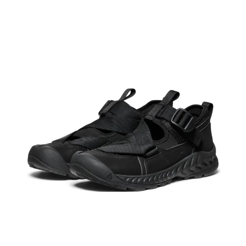 KEEN Hoodzerra Abrasion Resistant Breathable Low Top Casual Shoes Unisex Black-2