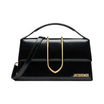 Jacquemus Calfskin Shoulder Bag Crossbody Bag Handbag Women's Black