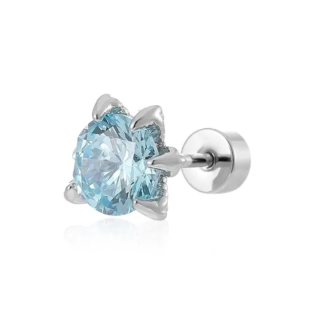 ZWU High Quality Titanium Steel Accessory Fashion Stud Earrings Women's-2