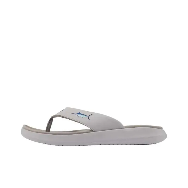 Columbia Slip Resistant Flip Flops Men's Light Gray-0