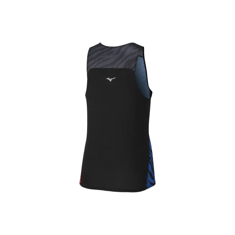 Mizuno T Shirts Men Blue Red-1