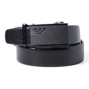 BAIJUAN Alloy Leather Belts Men's Width 3.5CM