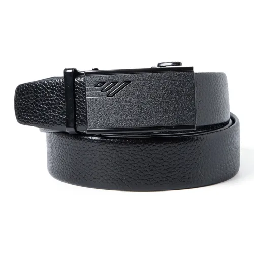 BAIJUAN Alloy Leather Belts Men's Width 3.5CM