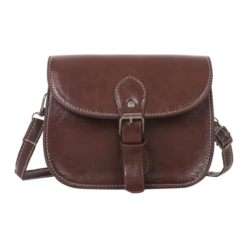 AOSONG PU Crossbody Bag Unisex White/Black/Burgundy/Khaki/Coffee-0