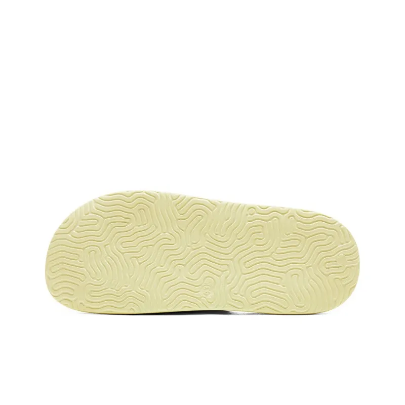 PEAK Tai Ji1.0 Slip-Resistant Abrasion-Resistant Cushioning Slide Slippers Women's Yellow Green-5