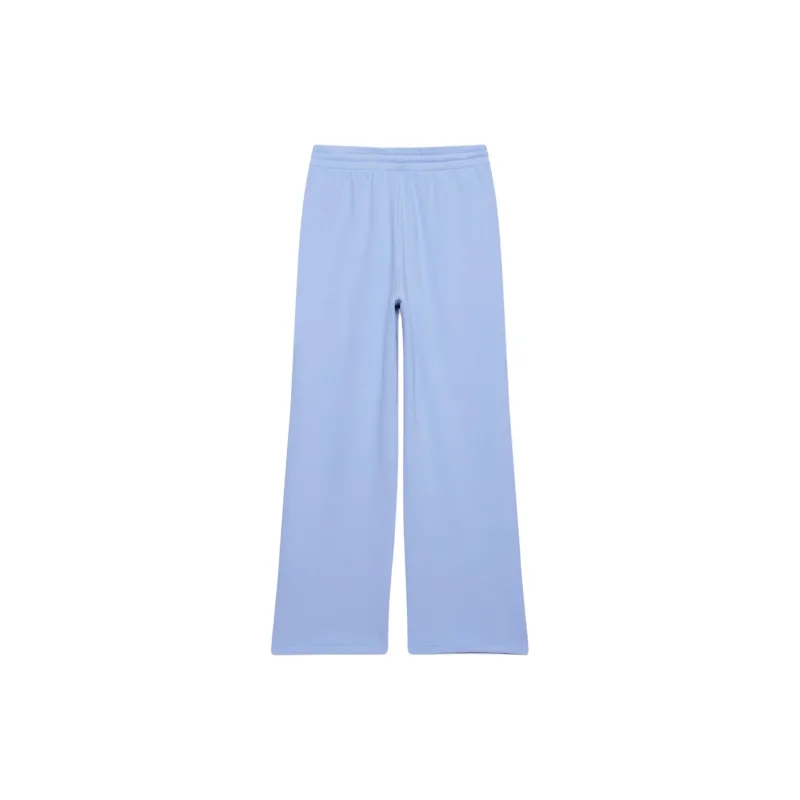 ARITZIA Cozy Sweatfleece Boyfriend Wide Sweatpant Knitted Sports Pants Women's Dayflower Blue/Commelina Blue-1