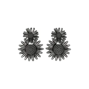 ZARA Metal Earrings Women's Silver