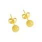 Matte Finish Stud Earrings
