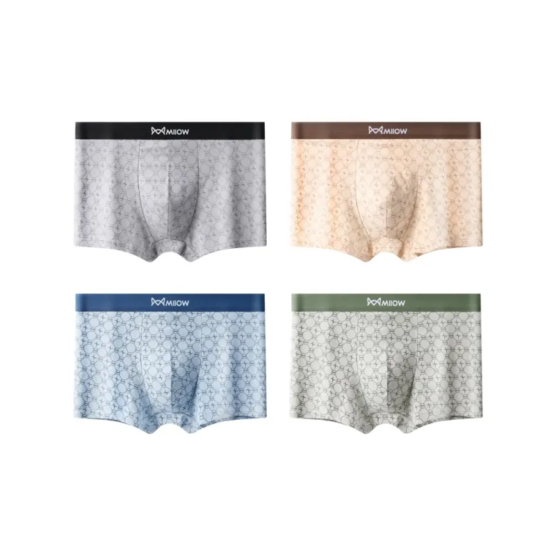 MIIOW Trend Party Series Underpants Men's 4 Pack-25