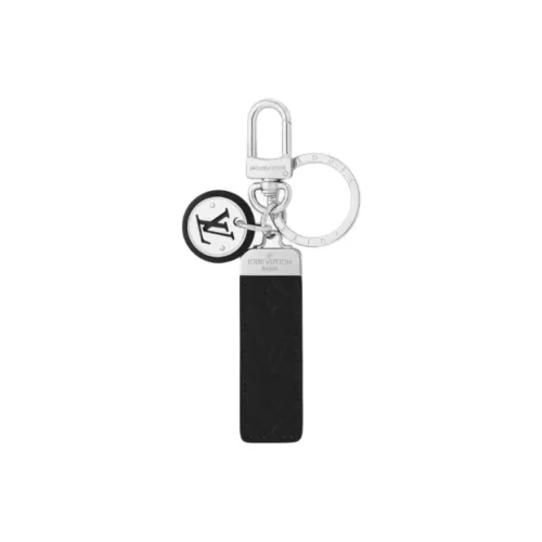 LOUIS VUITTON Metal Keychains Women's Black