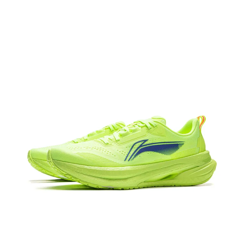 LINING Wugui 5S 5.0 Running Shoes Men Low Top Neon Yellow Green-2